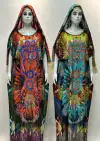 Cotton Muslim robes, Middle Eastern-style women's ethnic clothing, breathable in summer details Picture